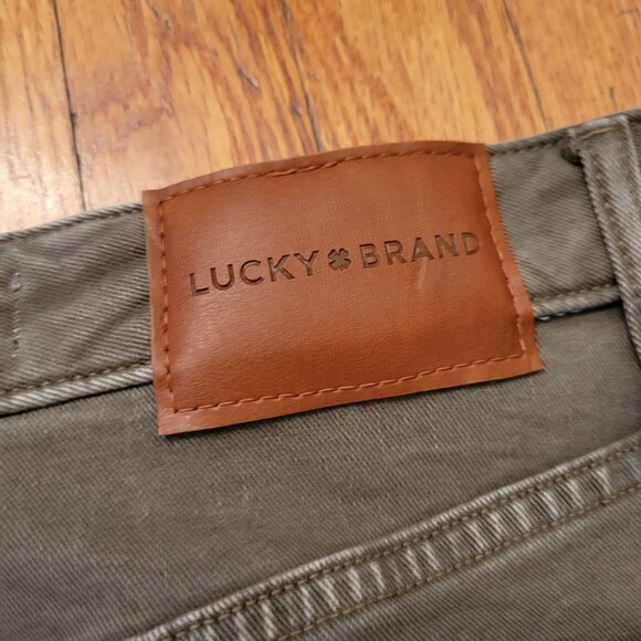 Lucky Brand Olive Green Cargo Pencil Skirt 00/24 Utility Pockets New Front Slit - Picture 6 of 8